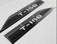 Glastron T-156 1973 And Up CHROME Boat Decals Set of 2 x 12"
